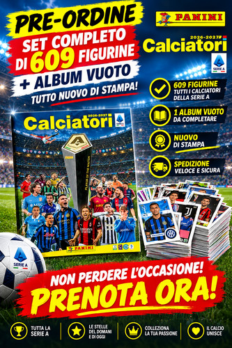 Set completo calciatori - , panini
