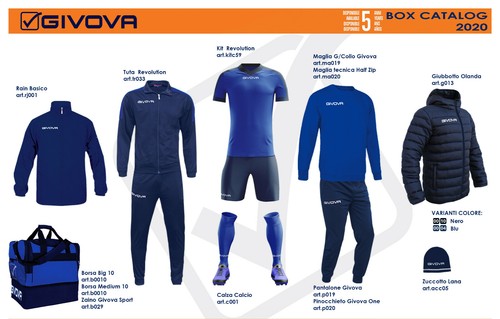 Box givova calcio - givova, calcetto